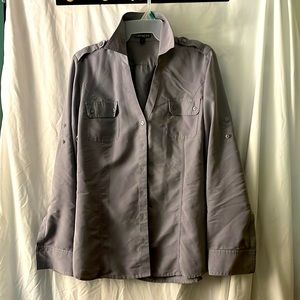 Express gray long sleeved women’s top. Size L.